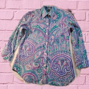 Ralph Lauren Multicolor Paisley Shirt